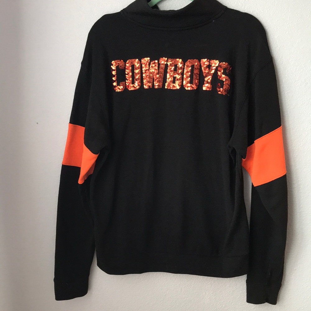 Oklahoma State Pink Victoria’s Secret Half Zip